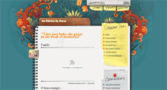 Desktop Screenshot of osdiariosdamaria.blogspot.com