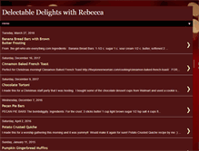 Tablet Screenshot of delectabledelightswithrebecca.blogspot.com