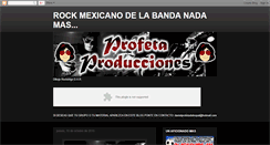 Desktop Screenshot of profetaproducciones.blogspot.com