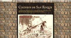 Desktop Screenshot of cirineosdesanroque.blogspot.com