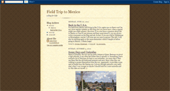 Desktop Screenshot of fieldtriptomexico.blogspot.com