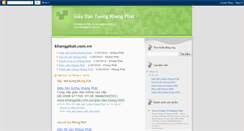 Desktop Screenshot of giaydantuongkhangphat.blogspot.com