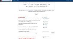 Desktop Screenshot of canadianshotokan.blogspot.com