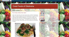 Desktop Screenshot of crestfoodsok.blogspot.com