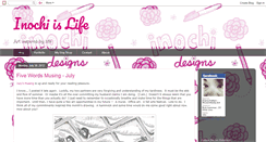 Desktop Screenshot of inochidesigns.blogspot.com