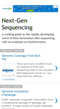 Mobile Screenshot of nextgenseq.blogspot.com