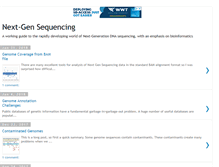 Tablet Screenshot of nextgenseq.blogspot.com