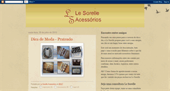 Desktop Screenshot of lesorelleacessorios.blogspot.com