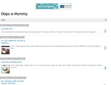 Tablet Screenshot of oopsamommy.blogspot.com