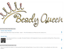 Tablet Screenshot of beadyqueen.blogspot.com