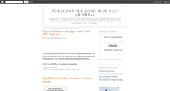 Desktop Screenshot of freeforeclosurehotline.blogspot.com