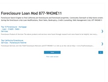 Tablet Screenshot of freeforeclosurehotline.blogspot.com