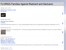 Tablet Screenshot of floridafamiliesagainstrestraint.blogspot.com