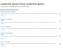 Tablet Screenshot of leadershipquotes1.blogspot.com