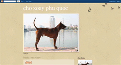 Desktop Screenshot of choxoayphuquoc.blogspot.com