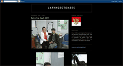 Desktop Screenshot of laryngectomees.blogspot.com