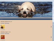 Tablet Screenshot of clairesdogdiaries.blogspot.com