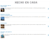 Tablet Screenshot of hechoencasa-blog.blogspot.com