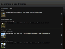 Tablet Screenshot of benjaminioccostudios.blogspot.com