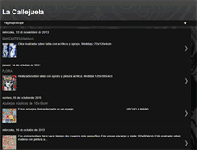 Tablet Screenshot of decoracionlacallejuela.blogspot.com