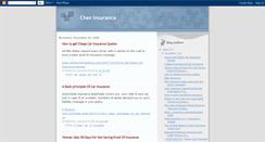 Desktop Screenshot of chesinsurance.blogspot.com