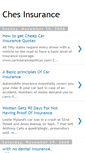 Mobile Screenshot of chesinsurance.blogspot.com