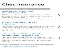 Tablet Screenshot of chesinsurance.blogspot.com