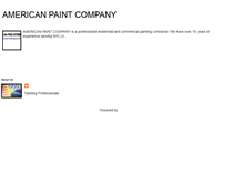 Tablet Screenshot of americanpaintcompany.blogspot.com