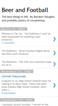 Mobile Screenshot of beerandfootball.blogspot.com