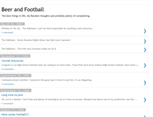 Tablet Screenshot of beerandfootball.blogspot.com