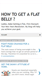 Mobile Screenshot of how-to-get-a-flat-belly.blogspot.com