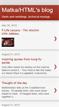 Mobile Screenshot of matkahtml.blogspot.com