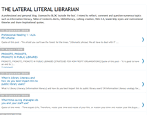Tablet Screenshot of lllibrarian.blogspot.com