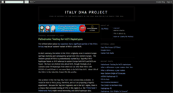 Desktop Screenshot of italydna.blogspot.com