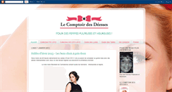 Desktop Screenshot of comptoirdesdeesses.blogspot.com