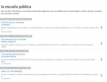 Tablet Screenshot of laescuelapublicaportenia.blogspot.com