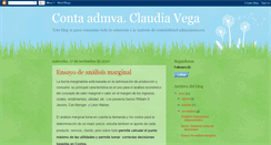 Desktop Screenshot of contabilidadadmvaclaudiavega.blogspot.com