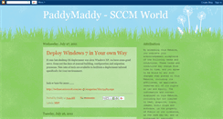 Desktop Screenshot of paddy-maddy.blogspot.com