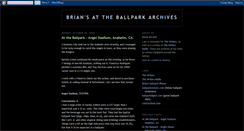 Desktop Screenshot of behindthebaselines.blogspot.com