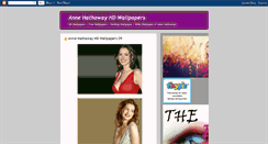 Desktop Screenshot of annehathawaywalls.blogspot.com