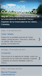 Mobile Screenshot of procesoscomunicativos1966.blogspot.com