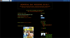 Desktop Screenshot of memorialweekend2010.blogspot.com