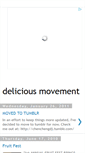 Mobile Screenshot of deliciousmovement.blogspot.com