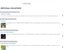 Tablet Screenshot of deliciousmovement.blogspot.com