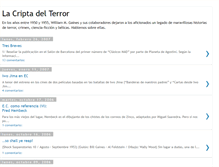 Tablet Screenshot of lacriptadelterror.blogspot.com