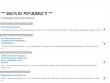 Tablet Screenshot of bastadepopulismo.blogspot.com