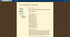 Desktop Screenshot of contractualcommunity.blogspot.com