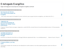 Tablet Screenshot of oadvogadoevangelico.blogspot.com