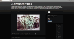 Desktop Screenshot of lowrider-times.blogspot.com