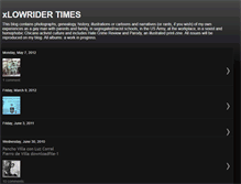 Tablet Screenshot of lowrider-times.blogspot.com